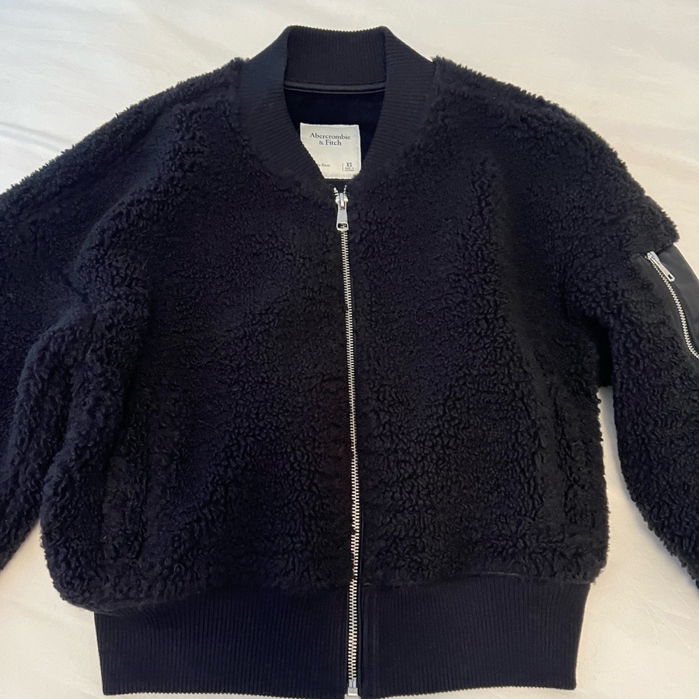 Abercrombie fleece bomber
